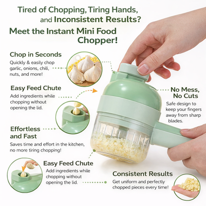 “From frustration to flow: prep, chop, and clean in seconds.”