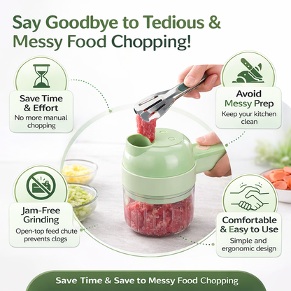 “From frustration to flow: prep, chop, and clean in seconds.”