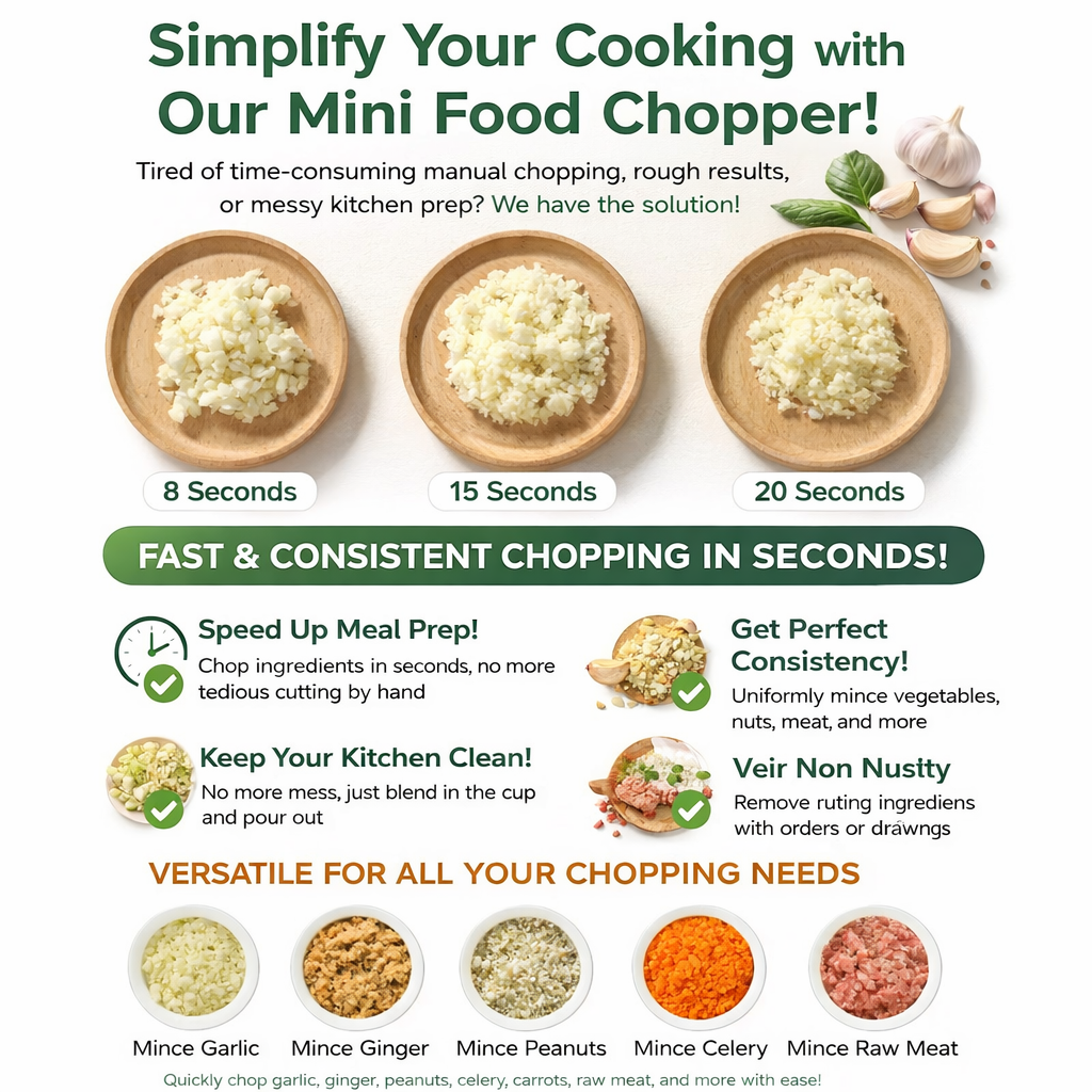 “From frustration to flow: prep, chop, and clean in seconds.”