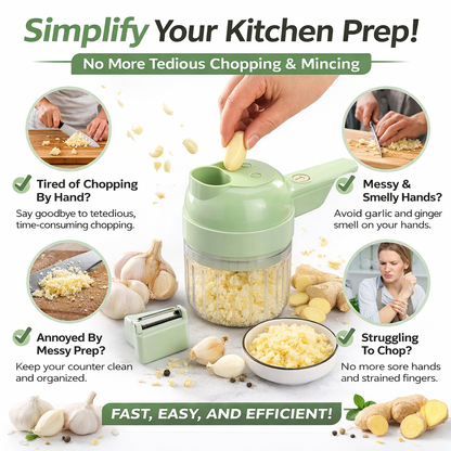 “From frustration to flow: prep, chop, and clean in seconds.”
